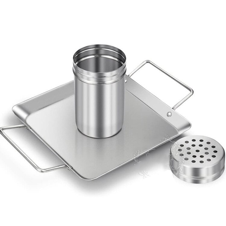 Beer Can Chicken Holder Stainless Steel Roaster Rack Includes Metal Canister and Drip Pan for Oven or Grill Smoker