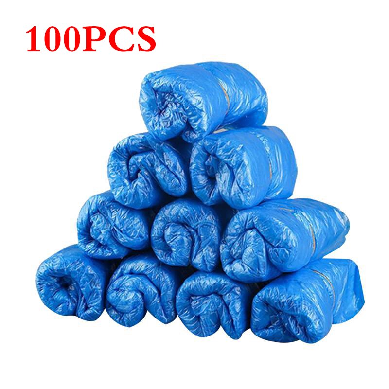100Pcs/Lot Disposable Shoe Covers Household Waterproof Protective Covers Suitable For Dust-proof Room Carpet Protectors
