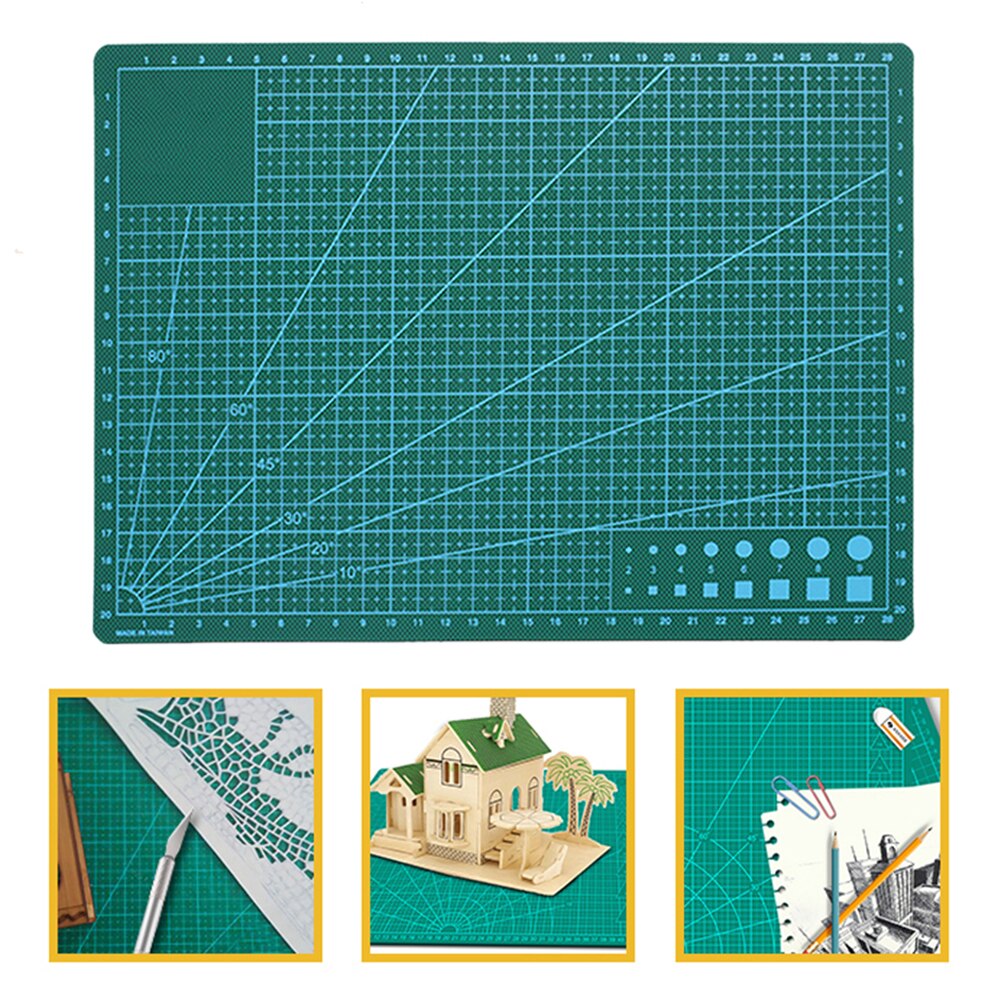 A4 A3 Leather Craft Cutting Mat Board Engraving Soft Pad Hand Writing Plank 3mm Thickness Inch Size Cutting Mat DIY Craft Tool