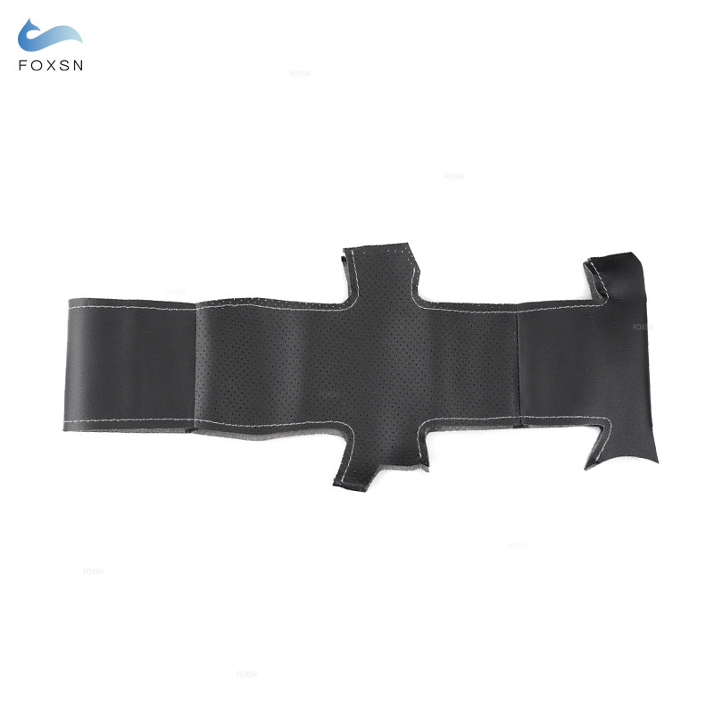 per Renault Clio 3 2005-2013 Clio 3 RS coprivolante cucito a mano fai da te in pelle microfibra perforata accessori per auto ordinare: Cielo Blu