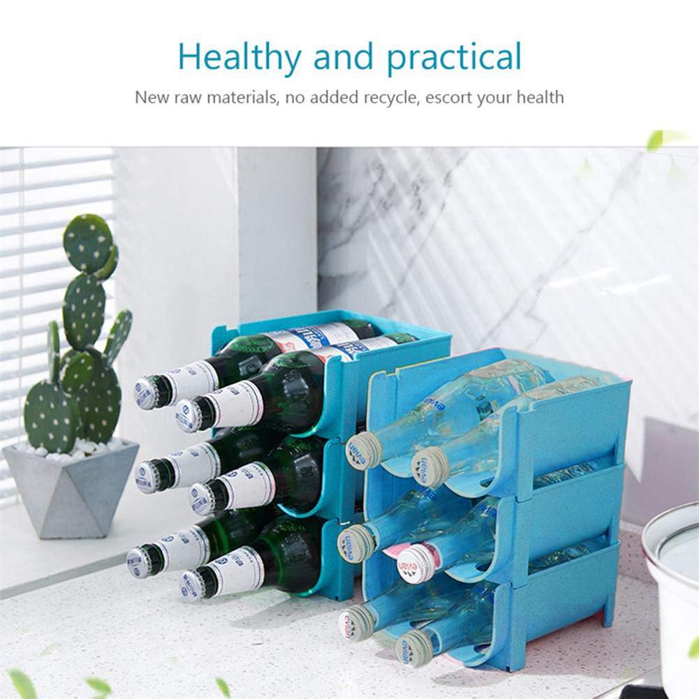 Keuken Organisator Blikjes Bier Tank Koelkast Organizer Koelkast Drank Opbergdoos Wijn Fles Anti-val Storage Rack Holder