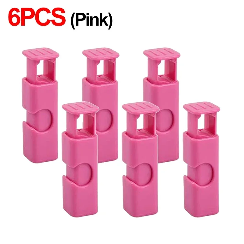 1-12 Stuks Knijpen Broodzak Clips Herbruikbare Verse Voedsel Afdichting Plastic Clips Snackzakjes Verzegelde Veerklem Thuis Keuken Opslag: plum