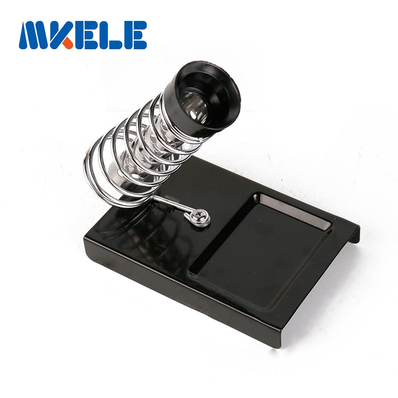 Soporte para soldadura de hierro, estante soporte para C-4, Base de Metal rectangular, estación de soporte para soldadura, Base protectora de seguridad para soldador