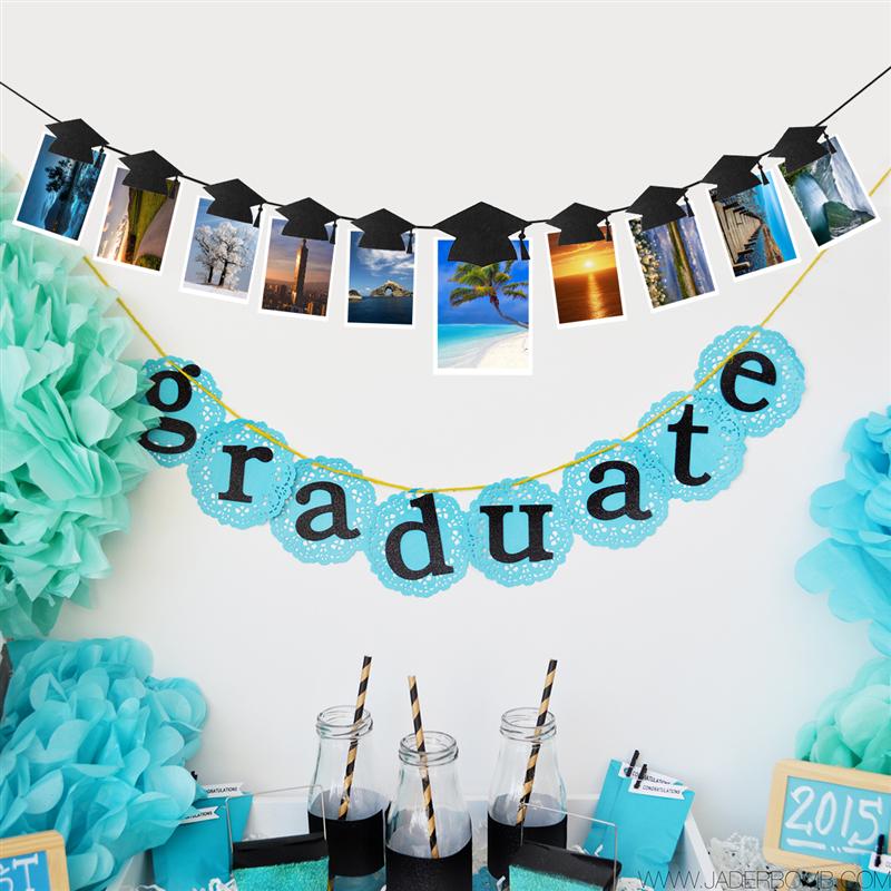 1 PC Banner Hanging Decor Banner Garland Photo Banners Party Supplies Pull Flag