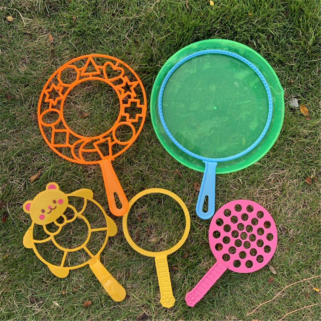 6 Stks/set Jumbo Kleurrijke Bellentoverstokje Bubble Blower Speelgoed Set Voor Kinderen Zomer Outdoor Fun 7IN
