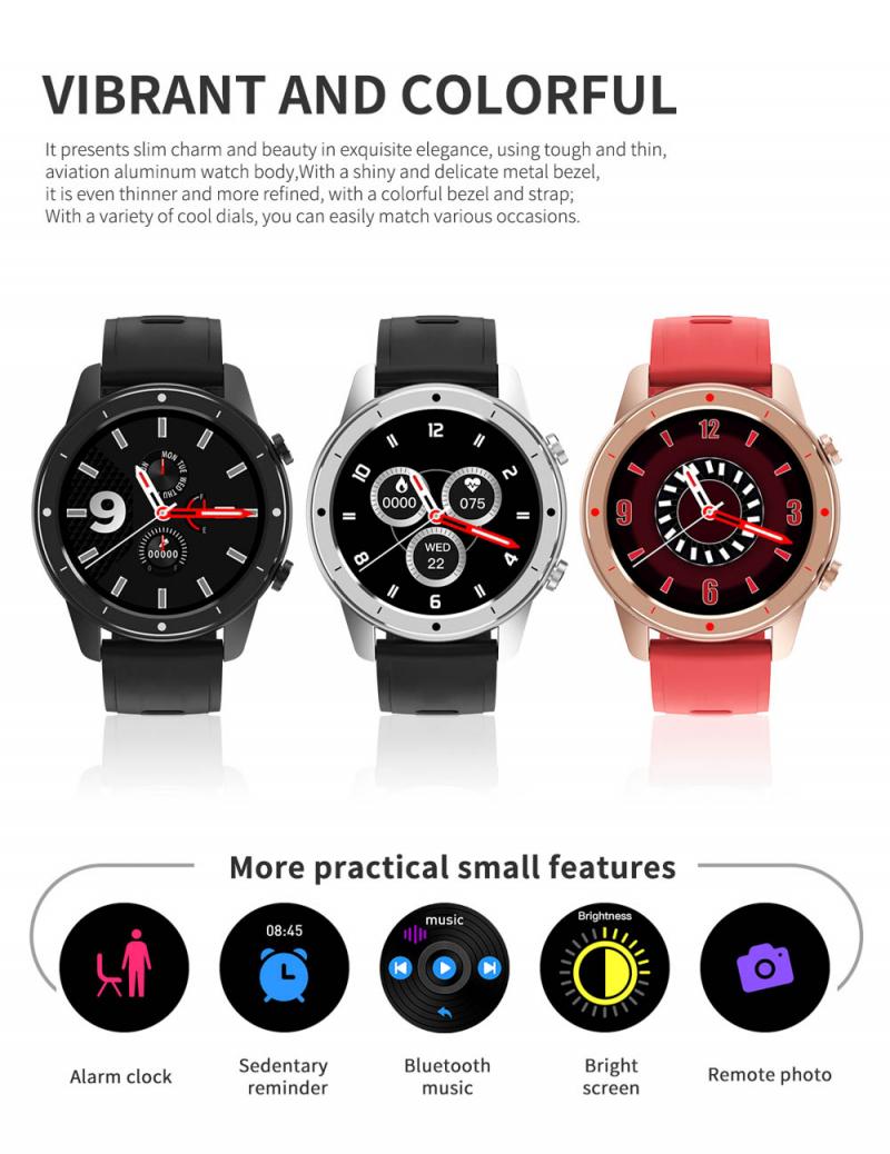 F50 Bluetooth Oproep Smart Horloge Mannen Custom Dial Full Touch Screen Smartwatch IP67 Voor Android Ios Vrouwen Sport Hartslag horloges