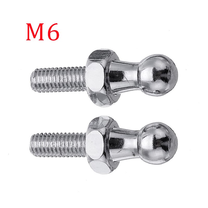 2PCS M6 / M8 Ball Wheel Threaded Stud Bolts Welding 10mm Universal Articulated Anchor Bolt Fasterners Nuts &amp; Bolts: M6