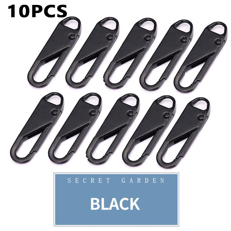 5/10pcs Metal Zipper Zipper Repair Kits Zipper Pull for Zipper Slider Sewing Diy Craft Sewing Kits Metal Zip DIY Sewing: A 10PCS