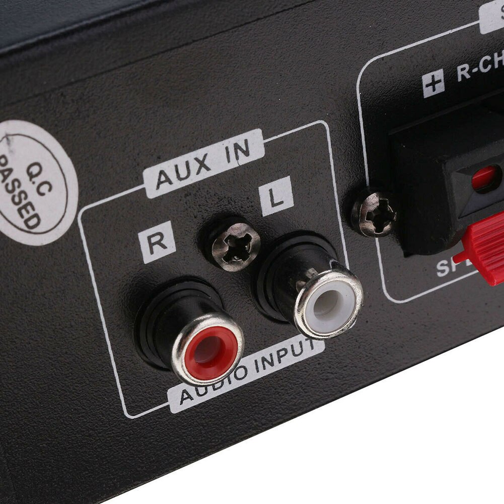 Home USB Audio Car Built-in FM Bluetooth Digital Radio With Remote Controller Stereo HIFI Music Power Amplifier