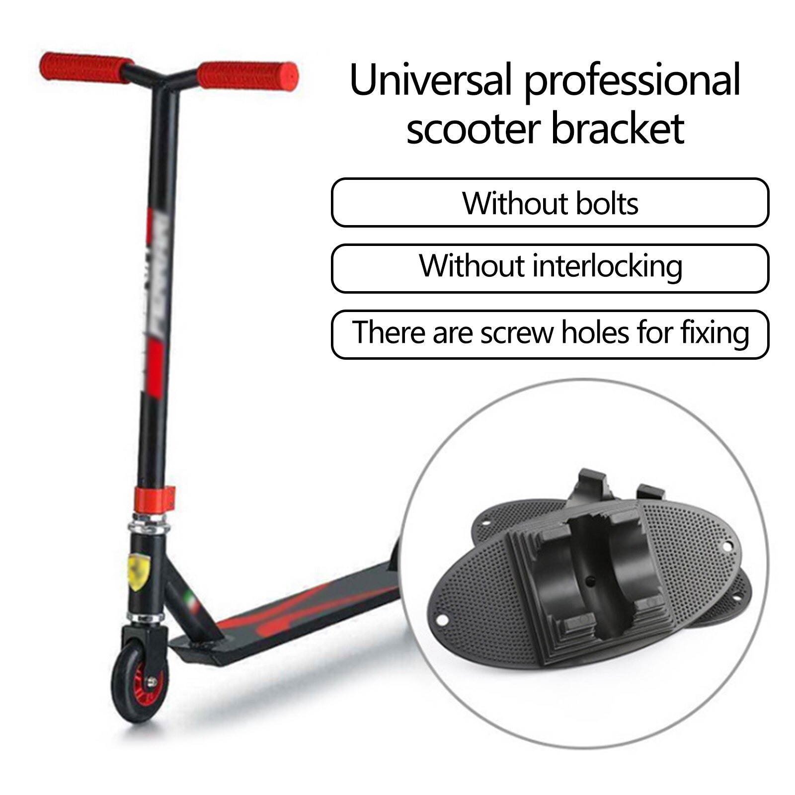Scooter Stand Parking Holder Multiple Portable Scooter Holder Stable Base Rack for Garage For Scooter