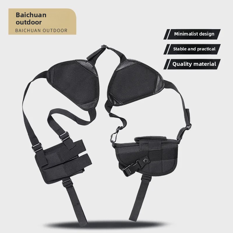 Verstellbares taktisches Unterarm-Pistolenholster, tragbare Waffentasche, Magazintasche, Outdoor-taktischer Pistolenkoffer für Männer und Frauen