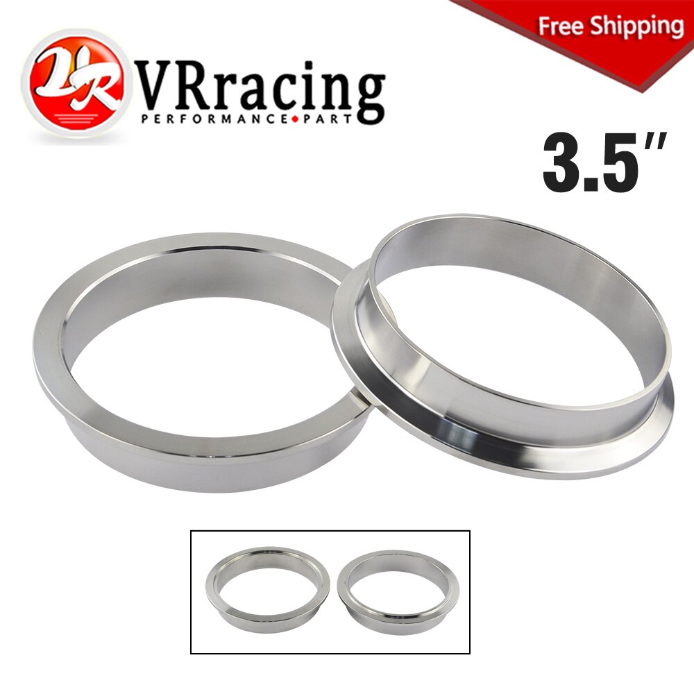 (2PC/LOT) 3.5" V-Band Flange Stainless Steel 304 FEMAL & MALE OR NORMAL V Band Flange