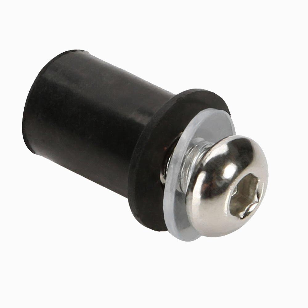 Lot De 20 Vis Pare-Brise Moto ABSOPRO - Filetage M5 - Pour Remplacer Les Vis De Rétroviseurs - Argenté Ou Noir