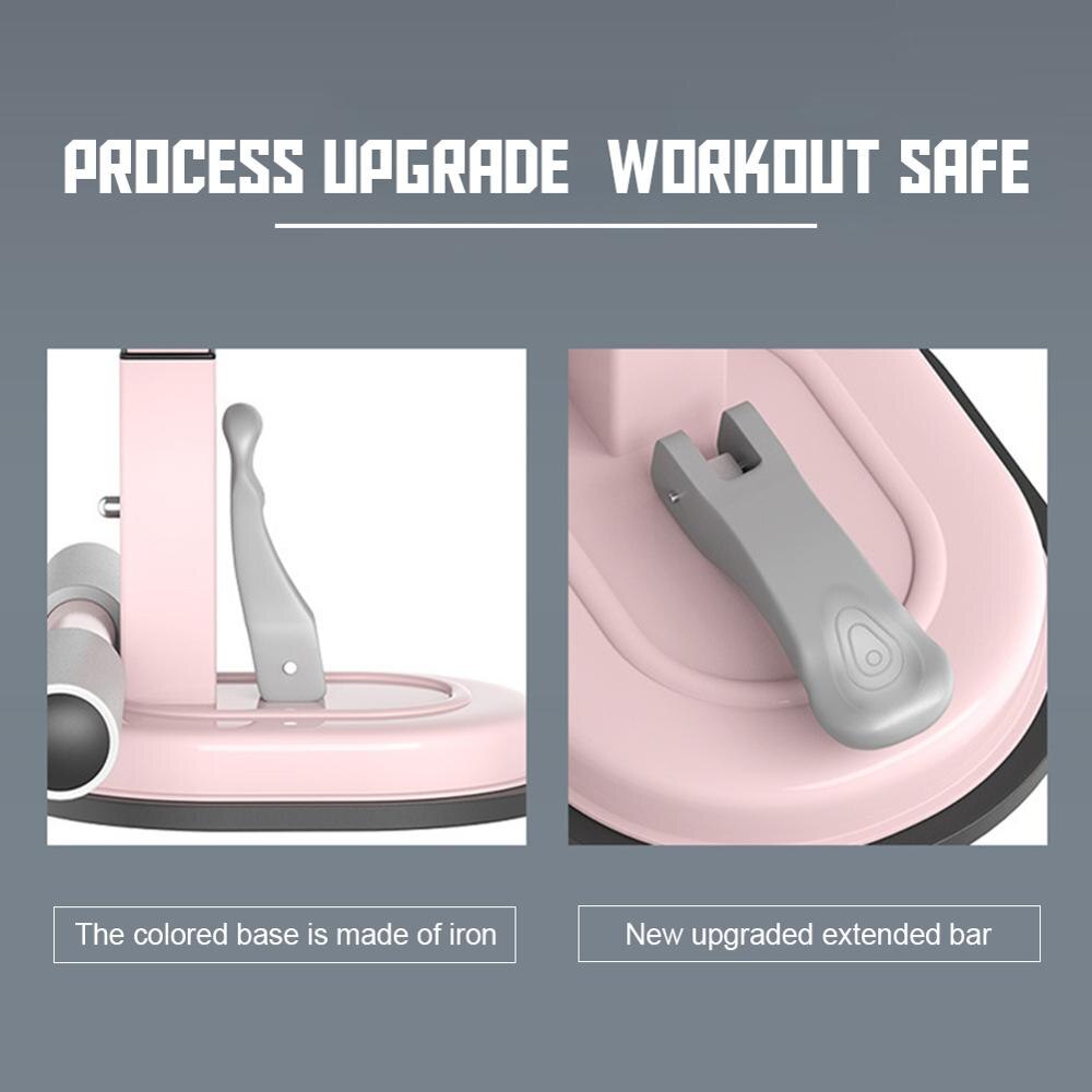 Sit Up Bar Floor Assistant Exercise Stand Padded Ankle Support Sit-up Trainer Workout Equipment for Home Gym Fitness Travel Gear