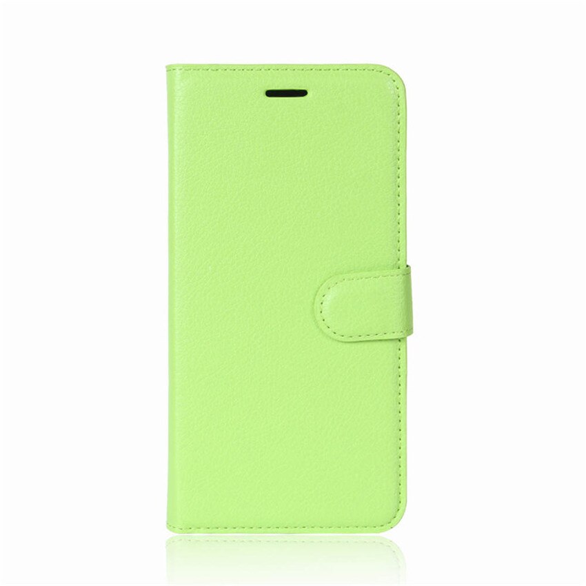 For Huawei Y7 Case 5.5 inch Luxury Wallet PU Leather Phone Case For Huawei Y7 Y 7 Case Flip Protective Cover Back Bag Skin: Green