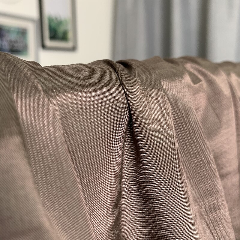Hilo blanco de 145cm de seda teñida de algodón para verano, materiales de costura para ropa, tela de vestido,: Default Title