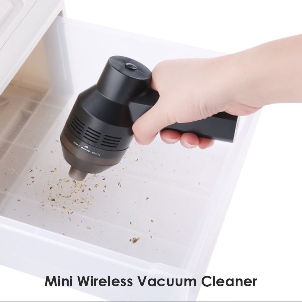 Mini Handheld Vacuum Cleaner Air Duster for Computer Cleaning USB Powered/Rechargeable Keyboard Dust Brush for Laptop Desktop PC