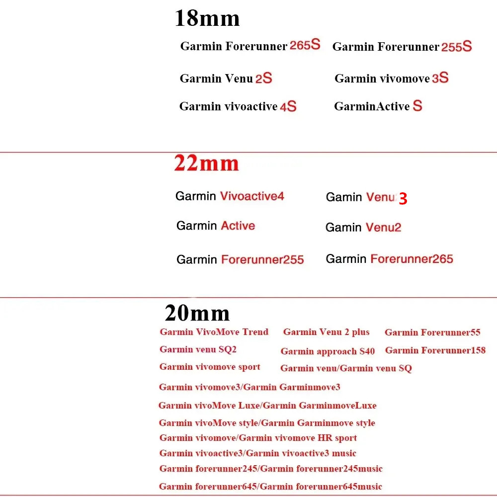 Correa de silicona para Garmin Venu 3 3s 2 Plus Vivoactive 5 3 4S reloj Forerunner 245 reloj inteligente pulsera