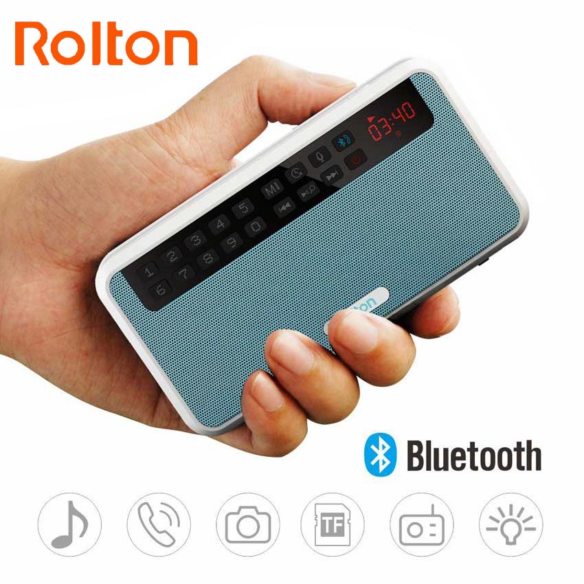 Kaart Radio Draagbare Mini Bluetooth Speakers Draadloze Handsfree Met FM Radio Ondersteuning TF Card Play En Recorder En Zaklamp