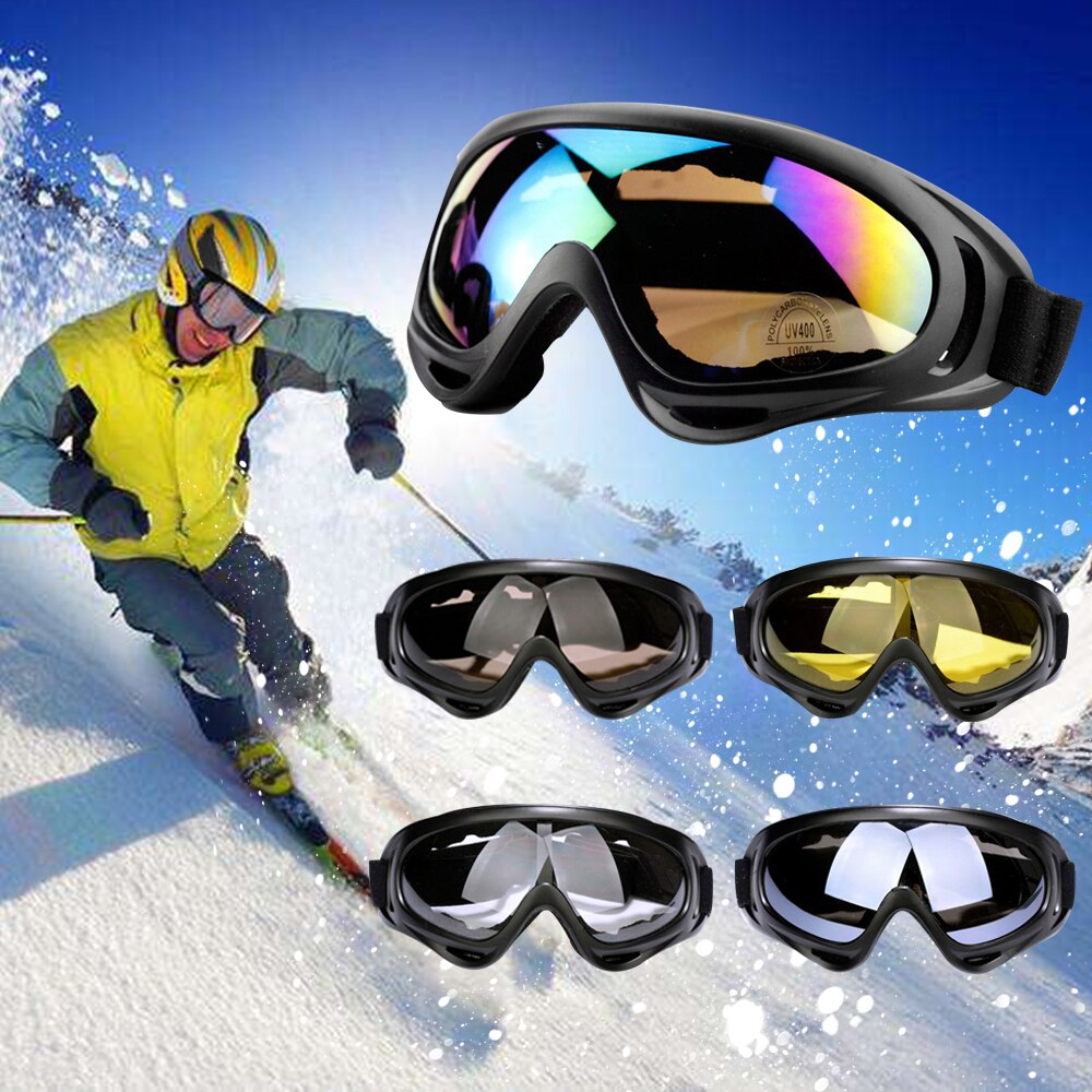 Winter Winddicht Skiën Goggles Sneeuwscooter Outdoor Sport CS Bril Skibril Stofdicht Moto Fietsen Zonnebril D40