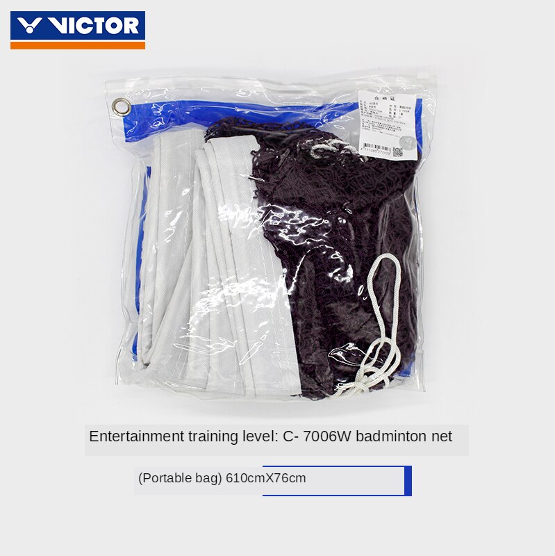 Authentique VICTOR Badminton filets Standard filet de compétition Portable bloc filet C-7004 C-7006: C-7006