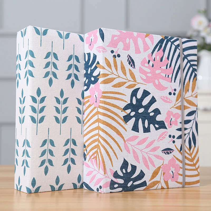 200pcs 6-inch Fabric Photo Album Large Capacity Interleaf Type Family Album Children Growth Memorial Booklet