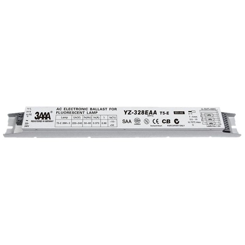 3 aaa yz -228 eaa yz -328 eaa tasasuuntaaja  t5-e 220-240v 2*28w 3*28w t5 elektronista liitäntälaitetta  t5 ho putken loistelampulle