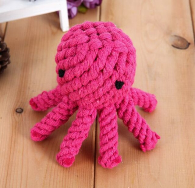 Pet Toys For Big Dog Funny Cotton Animals Shape Puppy Small Dog Toy Chew Knot Teeth Cleaning Rope Toys: 13