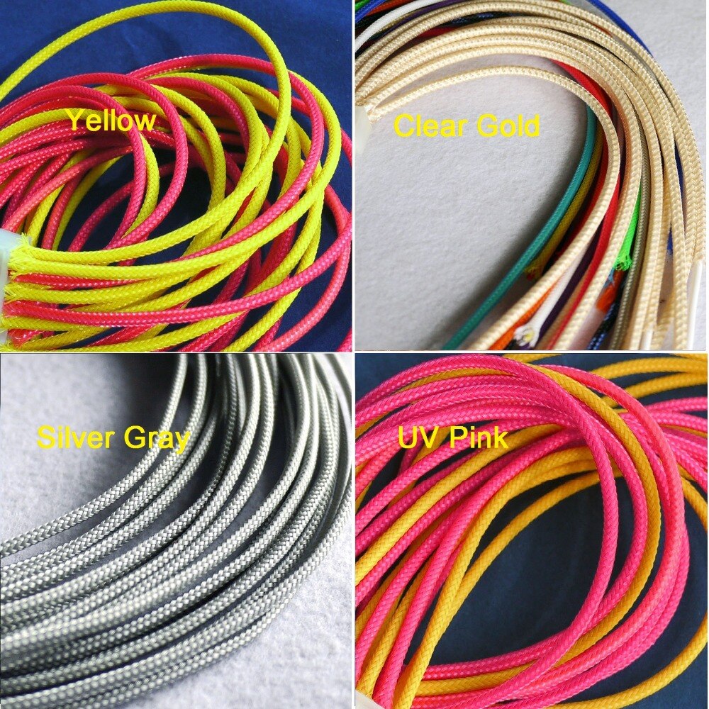 3 MM 1/8 "Eng Geflochtenes PET Dehnbarer Muffe Kabel Draht Mantel Freies -5 Meter