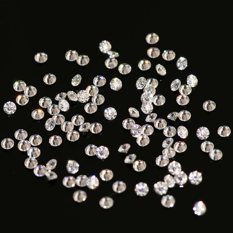 Lot de 8 pièces de bijoux en moissanite pour bracelet et bague, petits diamants de taille D, couleur proche de 0,025ct3