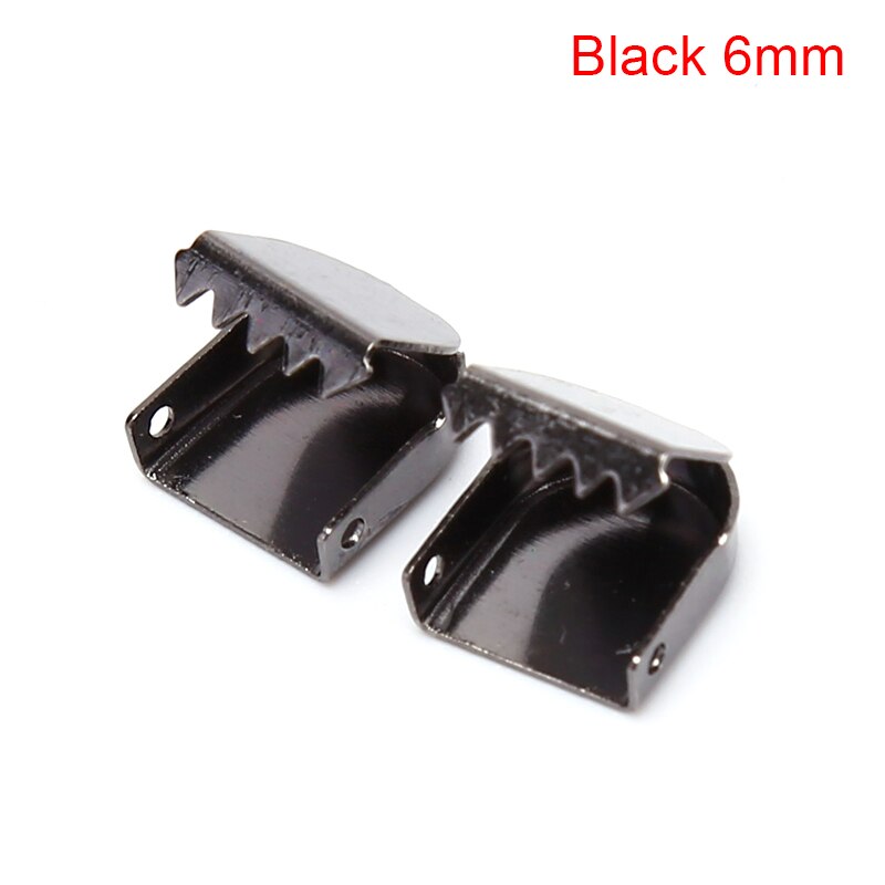 2/8 stk quick lazy uden binde snørebånd elastiske børn & voksne snørebånd metal spænde snørebånd børn voksen sko snøre 6mm/8mm: 2 stk 6mm sorte