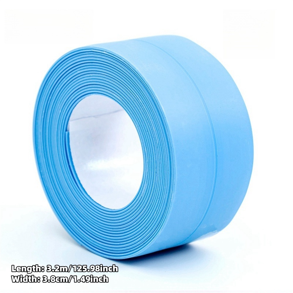 Waterproof Self Adhesive PVC Sealant Tape for Bathtub Toilet Sink Countertop Shower Tile Bathroom Kitchen Leak Proof Durable Cau: PURPLE