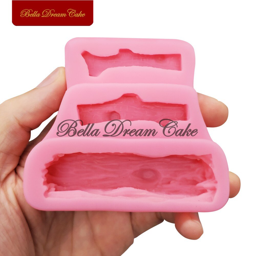 Trädgren silikonform fondant gumpaste tårtformar tårtdekoreringsverktyg gör-det-själv handgjorda lertvål hartsform bakverk