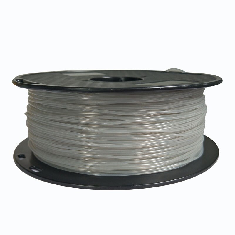 3d printerfilament 1.75mm 1kg tpu 85a flexibel filament 3d plastic printfilament printmaterialen grijs zwart blauw: Grijs