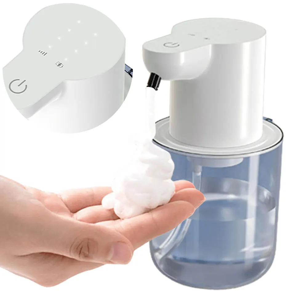 Dispensador automático de jabón de espuma/Gel, 400ml, 4 engranajes, Sensor infrarrojo, dispensador de jabón para platos, IPX5, resistente al agua, accesorios para cocina y baño