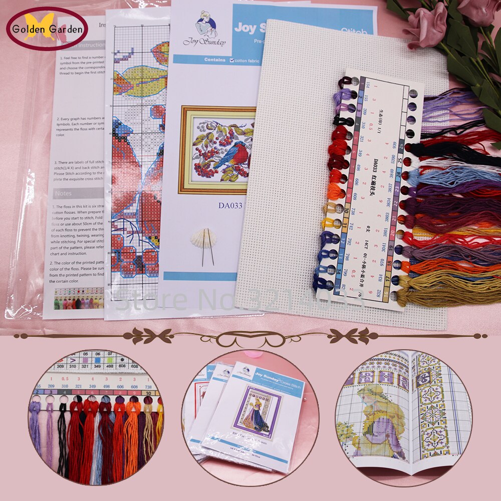 GG Moon Landing Counted Cross Stitch Patterns Joy Sunday 11CT 14CT Embroidery Sets Chinese Cross Stitch Kits for Home Decor