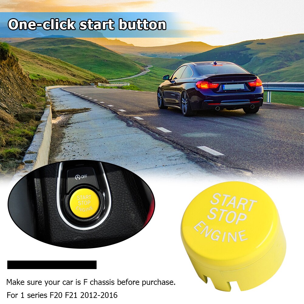 motor start stopp knapp bryter til bmw  f30 f10 f34 f15 f25 f48 x1 x3 x4 x5 x6 1 2 3 4 5 6 7 serien med av bytt deksel
