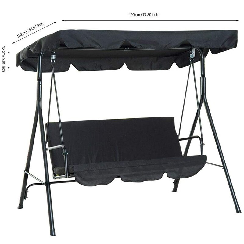 Housse De Protection Imperméable Pour Auvent De Terrasse - Tissu Oxford PU 210D, Plusieurs Tailles De 2m à 5m