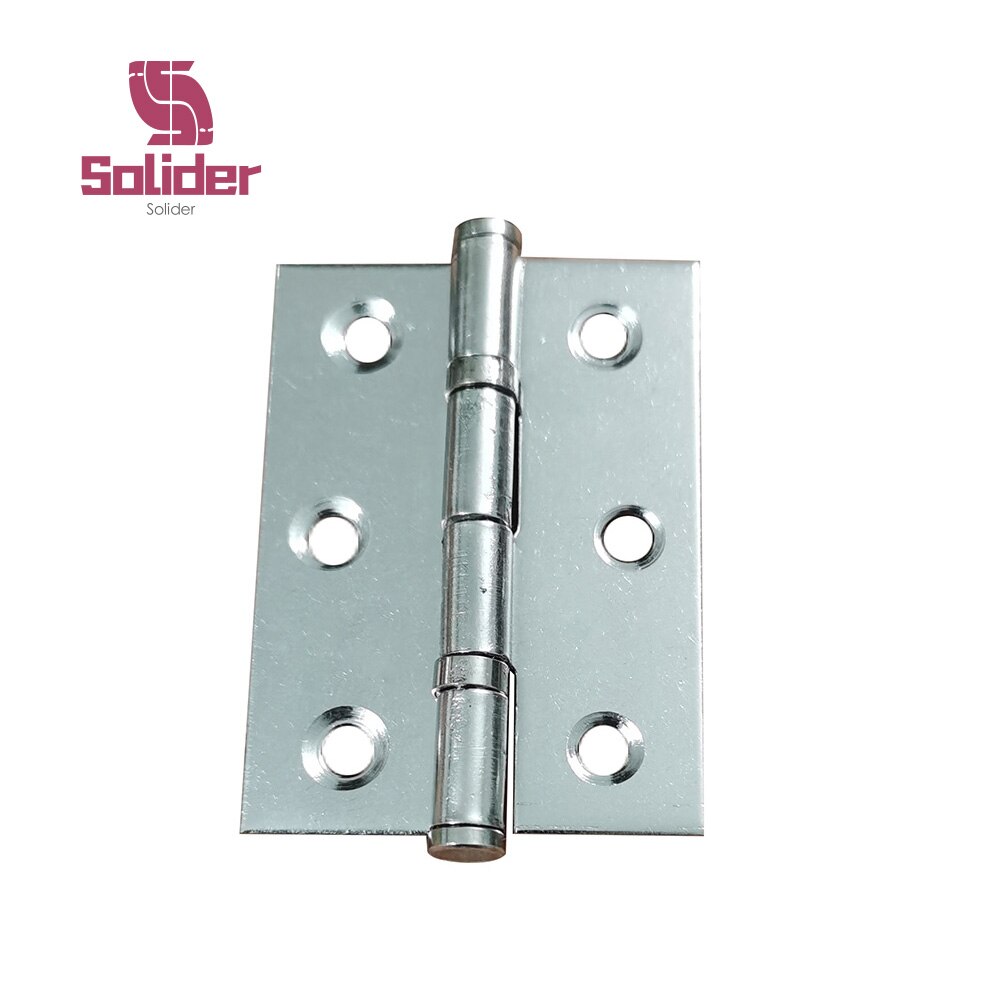 2Pcs 2 Inch 2.5 Inch 3 Inch Stainless Steel Flat Hinge Cabinet Doors Windows Wooden Furniture Box Hinges