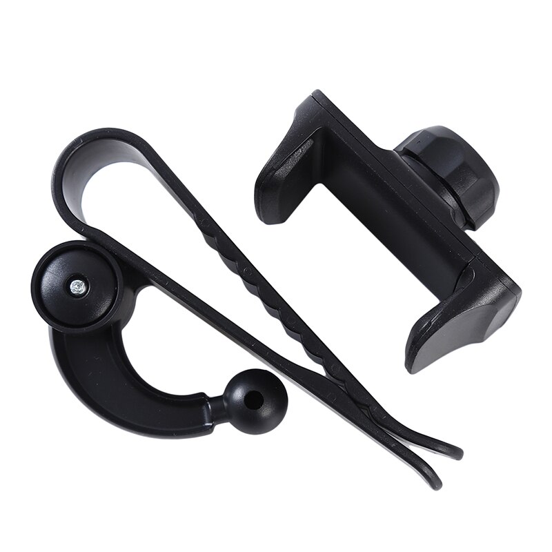 Universele auto mobiele telefoonhouder, auto zonneklep gps telefoonhouder: Zwart