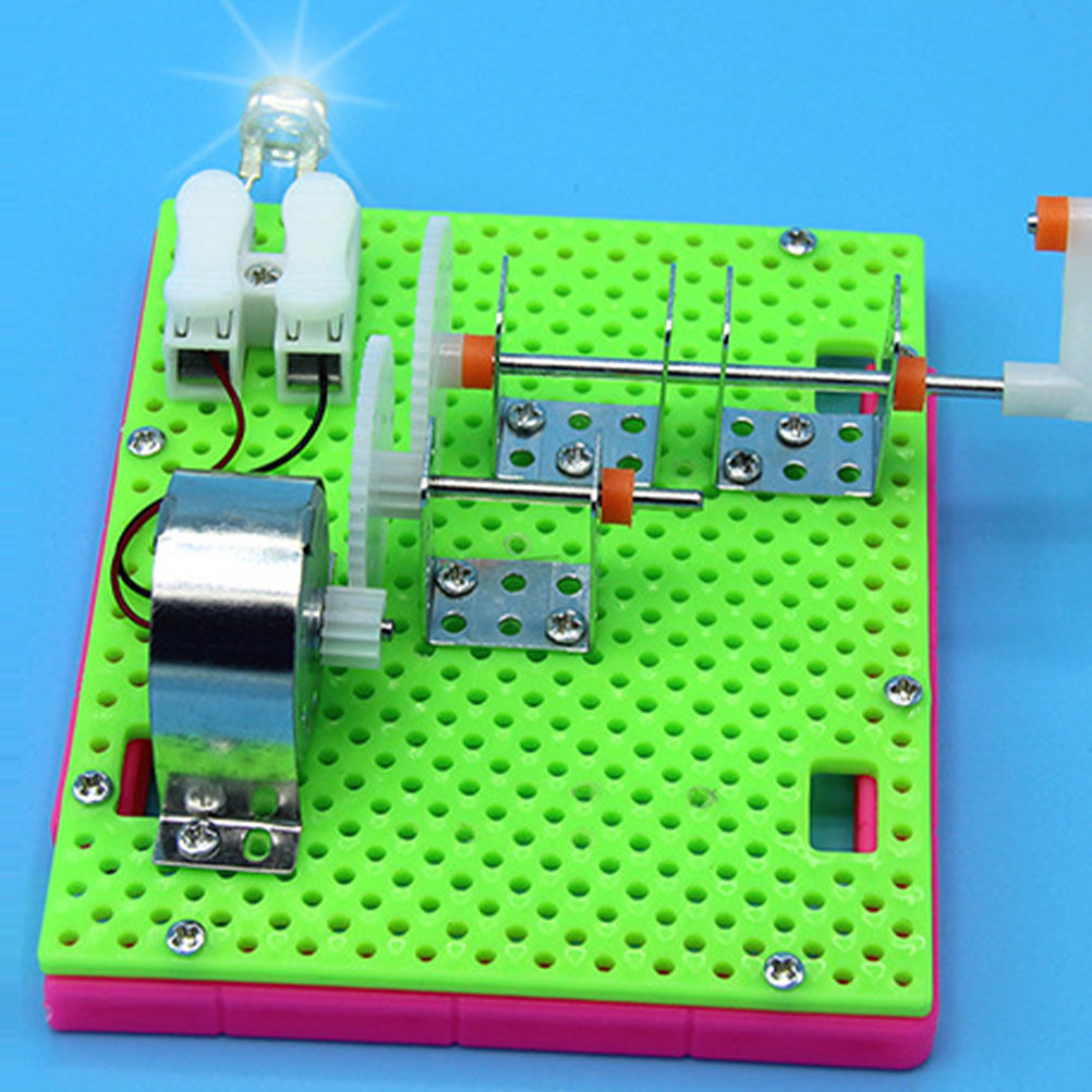 1 Juego de generador de electricidad Manual DIY, modelo educativo de enseñanza