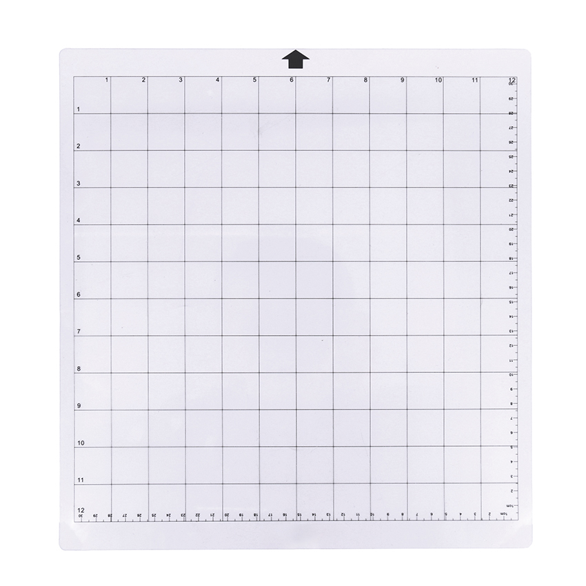1PC Transparent Adhesive Mat With Measuring Grid 30.5 X 30.5cm Replacement Cutting Mat For Silhouette Plotter Machine