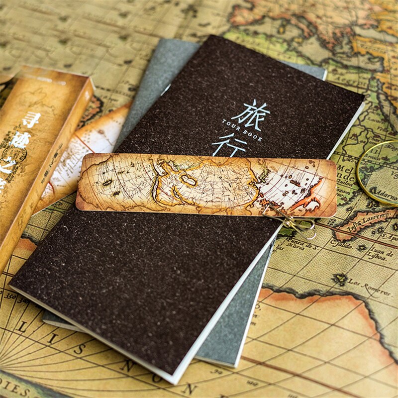 30 unids/caja estilo Retro marcapáginas Estilo Vintage reloj diario tarjeta novedad libro lector página marcapáginas papel marcapáginas