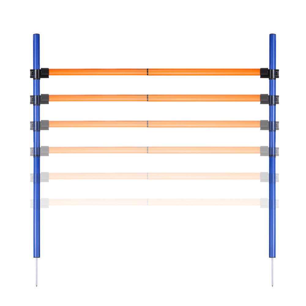 Outdoor Pet Dog Agility Sports Games Training Equipment Dogs Jump Hurdle Activity Agility Exercise Pole Set with Carrying Case