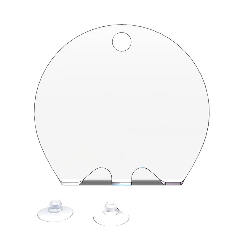 Muur Zuig Anti Fog Douche Spiegel Scheren Spiegel Badkamer Douche Spiegel Wasruimte Reizen Voor Man