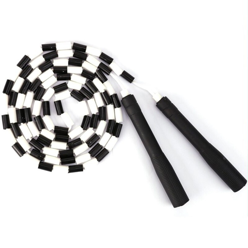 Gesegmenteerd Springtouw Verstelbaar, Onverward, Kralen, Flexibel PP-plastic Kinderspringtouw (Paars