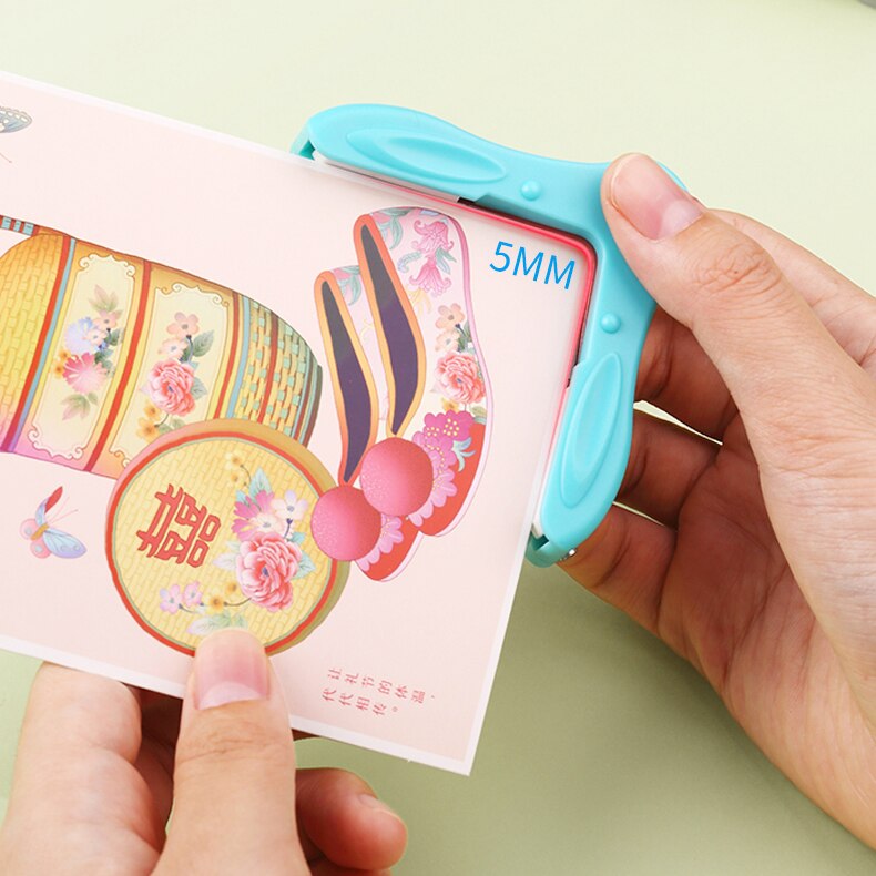 R5mm Papier Punch Hoek Mini Corner Rounder Punch Planner Scrapbooking Card Paper Cutter Punch Hadmade Fotopapier Cutter Tool