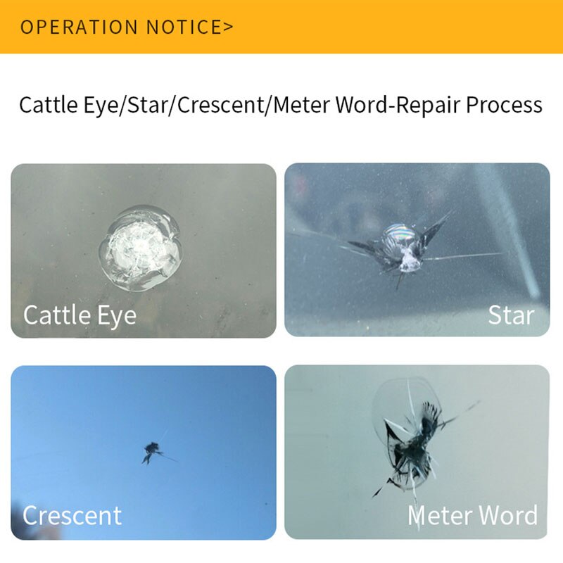 Car Window Glass Scratch Crack Restore Repair Tools Windshield Repair Kit Car Window Screen Polishing Cleaning Car Styling Tool