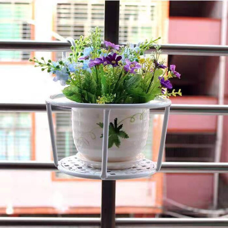Barandillas de flores, barandilla colgante de partición de oficina, cesta colgante de otras macetas de aviones