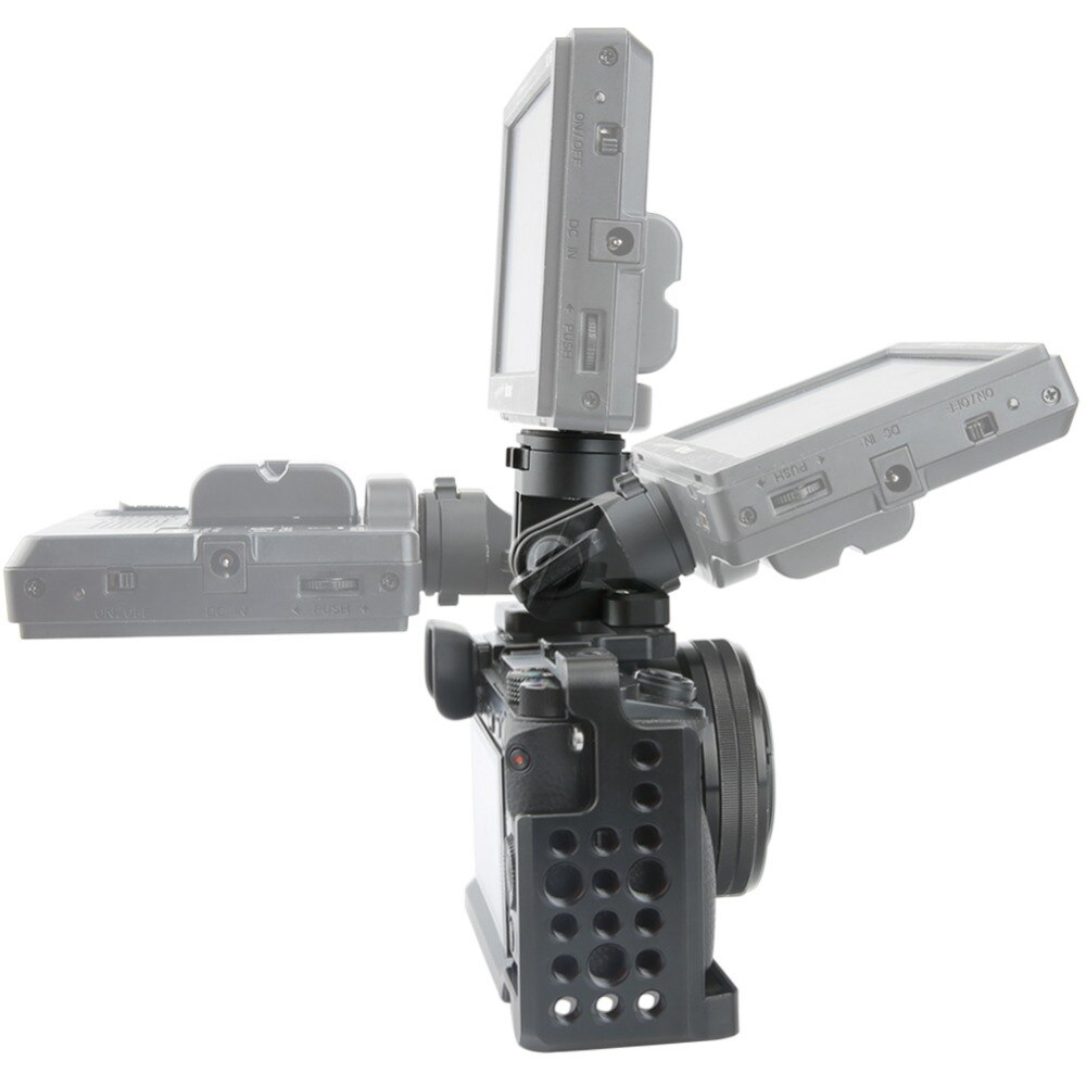 NICEYRIG Monitor Stand EVF Mount 1/4" EVF Viewfinder Support DSLR Camera Monitor Holder Screen Monitor Mount Quick Release Rig